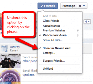 Control your Facebook News Feed