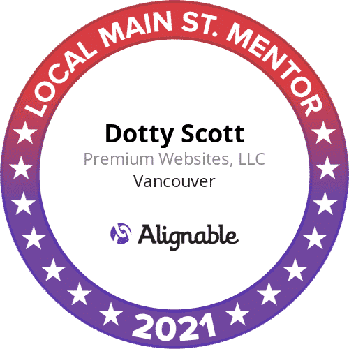 Alignable Mentor Award Premium Websites wins Vancouver's Main Street Mentor Award
