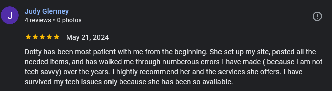 Judy Glenney Review