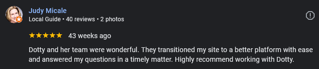 Judy Micale Review