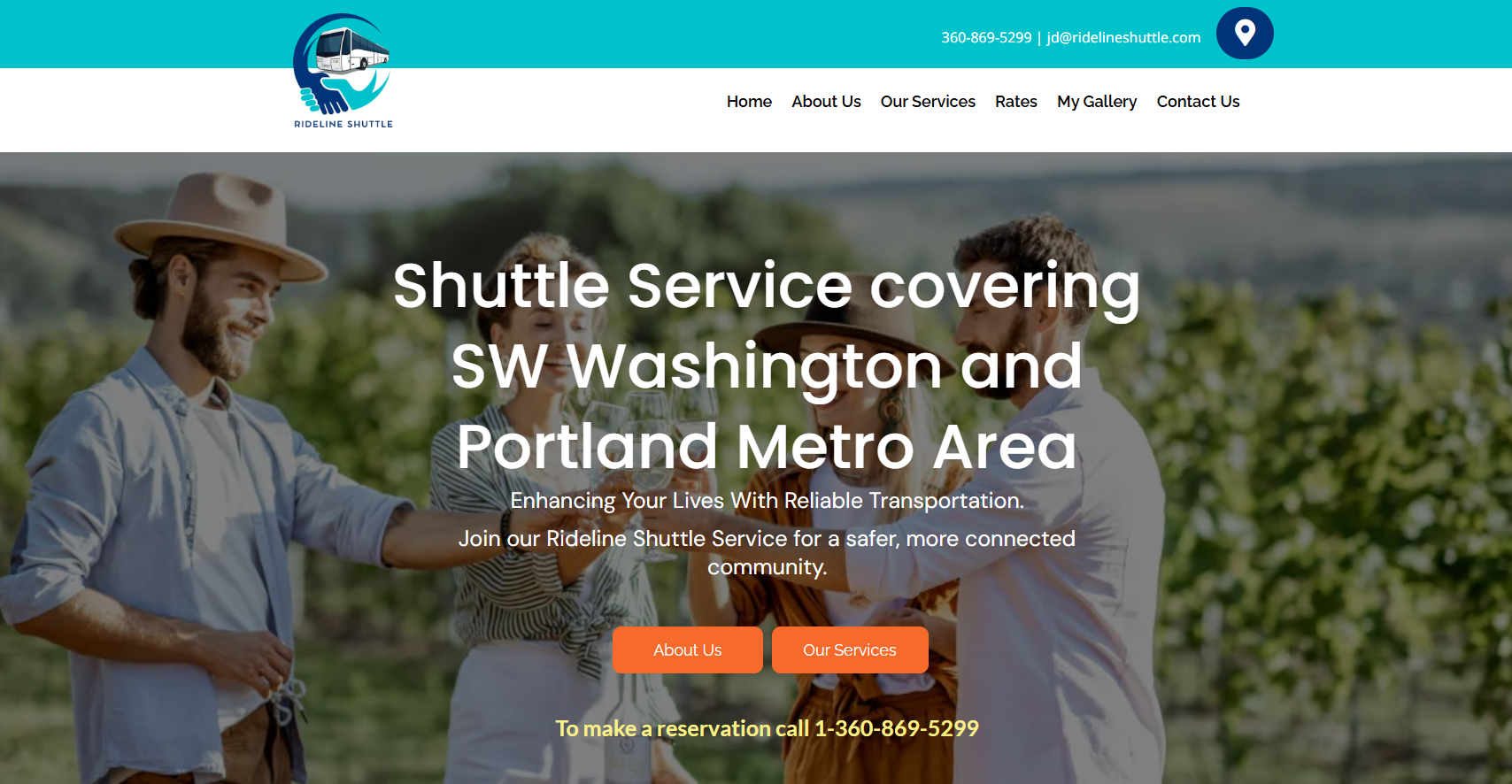 Rideline Shuttle service