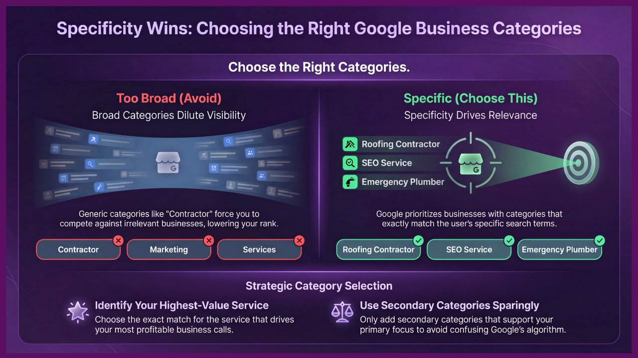 Google Business Profile Categories