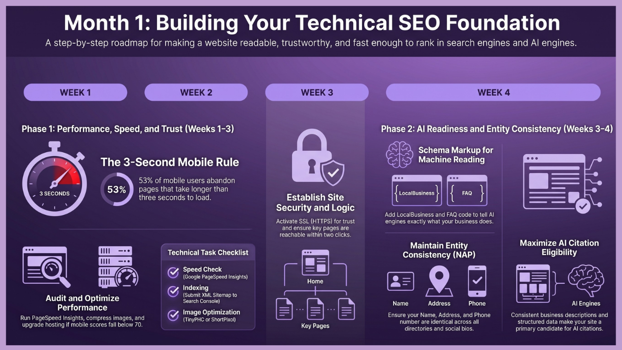SEO | AEO Plan Month 1